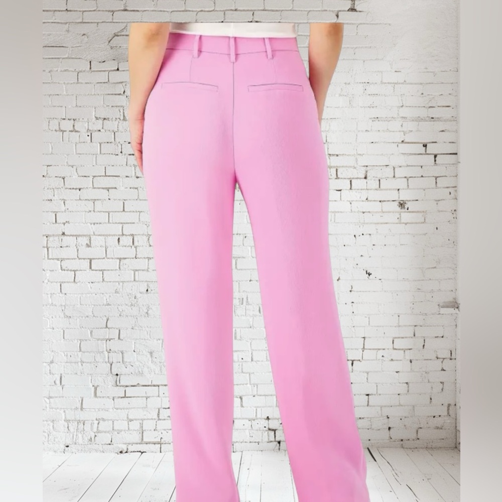 Candace Cameron Bure Darted Straight Pants 24WP NWT | Sleek Curve‑Friendly Fit - Picture 4 of 6